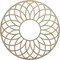 Ekena Millwork Cannes Wood Fretwork Pierced Ceiling Medallion, Hickory, 26"OD x 8 7/8"ID x 3/8"T CMWP26X26X0375CNHI - alternate 1